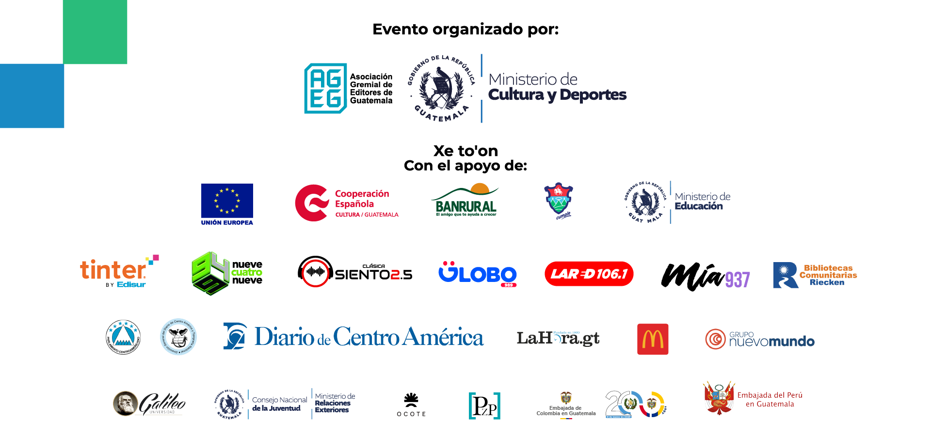 Patrocinadores Filgua 2025