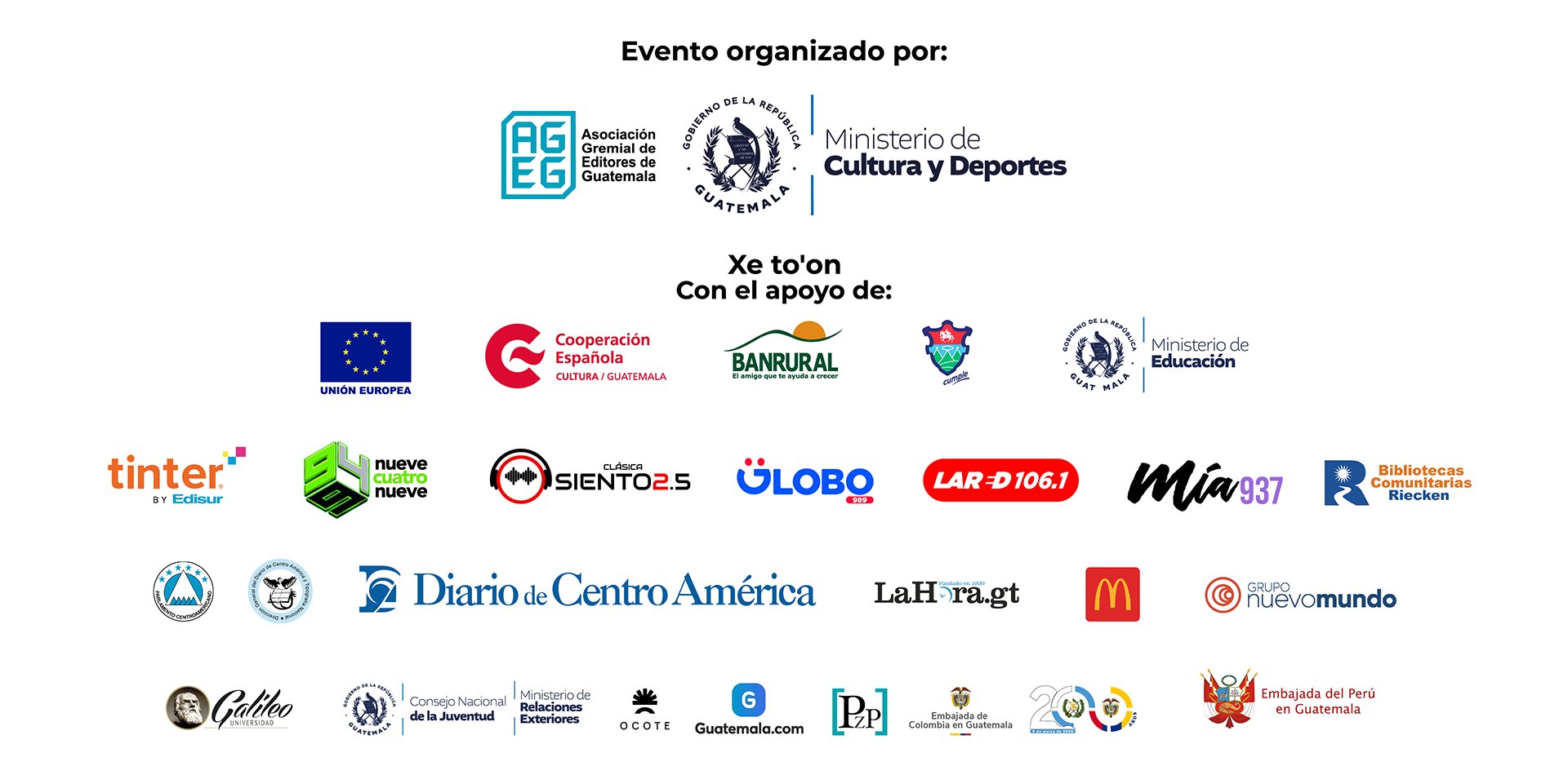 Patrocinadores Filgua 2025